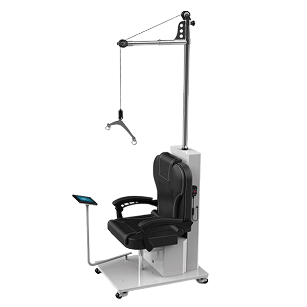 Cervical and lumber traction chair