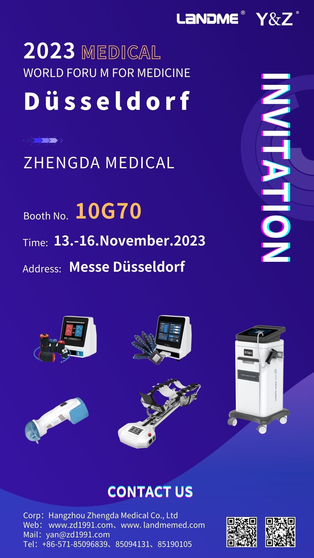 Zhengda Medical participated in MEDICA | Going to the world and talking to the future.